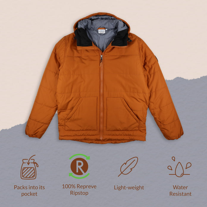Summit Recycled Insulated Jacket - Glazed Ginger