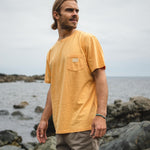 Forest Recycled Cotton T-Shirt - Golden Yellow