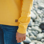 Josephine Recycled Sweatshirt - Ochre Yellow
