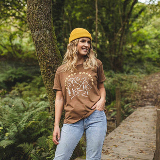 Forever Roaming Hemp T-Shirt - Rubber