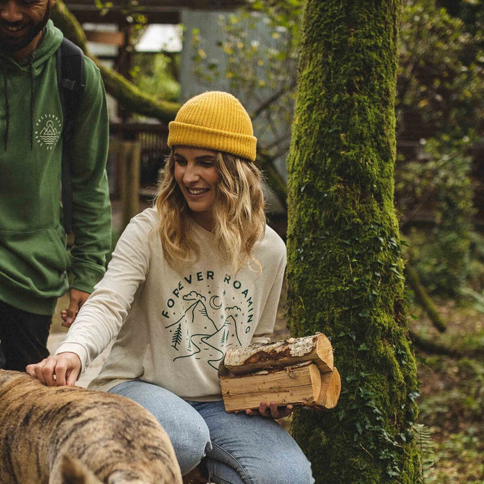 Forever Roaming Hemp LS T-Shirt - Birch