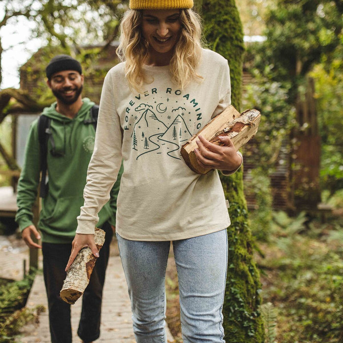 Forever Roaming Hemp LS T-Shirt - Birch