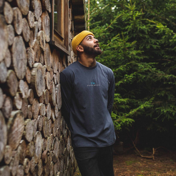 New Forest Recycled LS T-Shirt - Faded Black