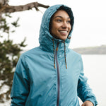 Umnak Recycled Anorak  - Larkspur Blue