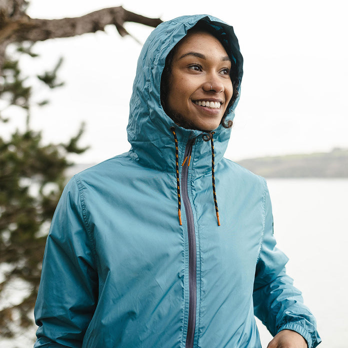 Umnak Recycled Anorak  - Larkspur Blue