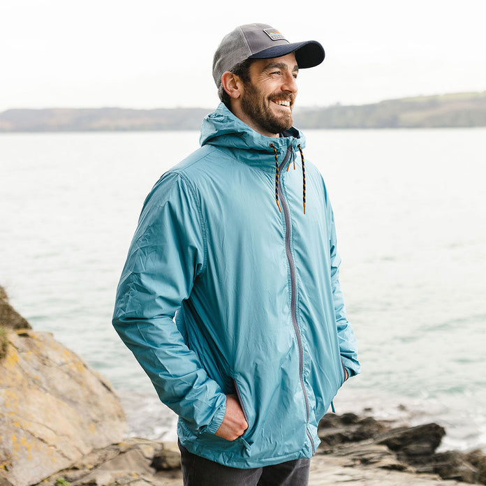Umnak Recycled Anorak  - Larkspur Blue