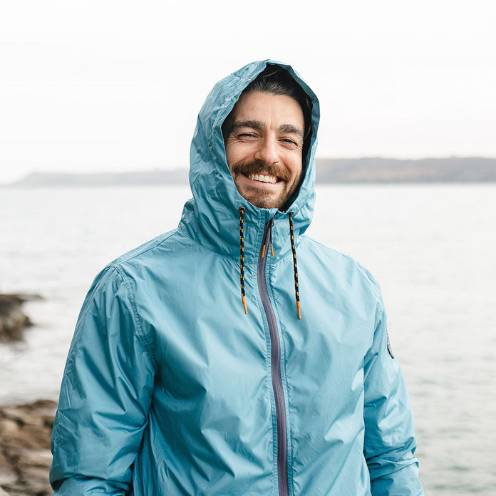 Umnak Recycled Anorak  - Larkspur Blue