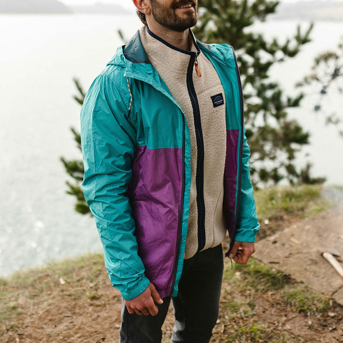 Umnak Recycled Anorak  - Viridian Green