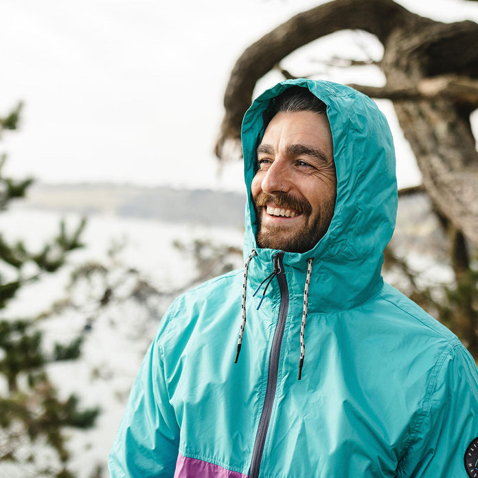 Umnak Recycled Anorak  - Viridian Green