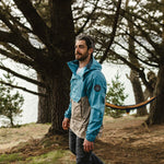 Aleutia Recycled 1/4 Zip Anorak - Larkspur Blue