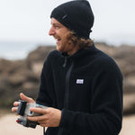Tripper Full Zip Recycled Sherpa Fleece - Black