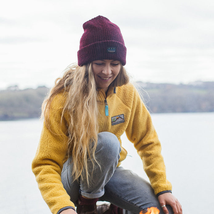 High Tide Double Layered Beanie - Russet