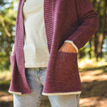 West Coast Cardigan - Deep Rose