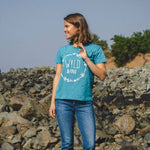 Wild & Free Recycled Cotton T-Shirt - Larkspur Blue